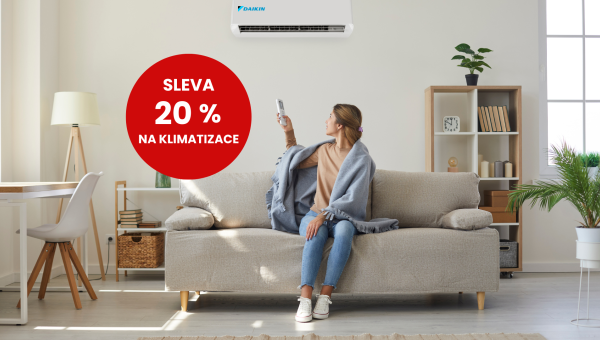 20 °C venku? My dáváme 20 % slevu na klimatizace!