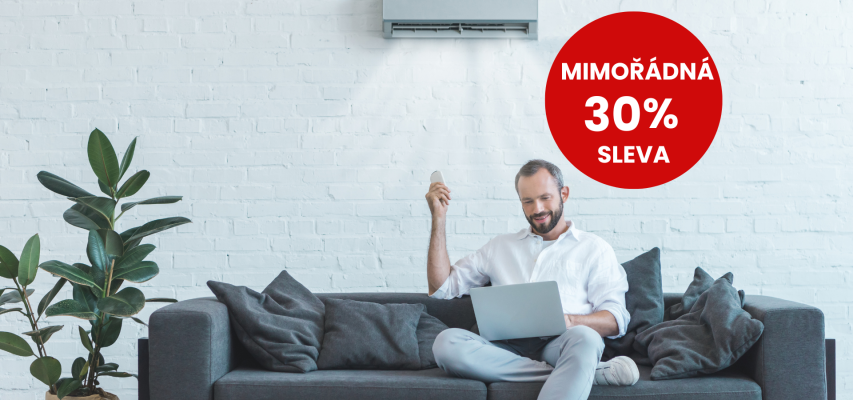 Mimořádná sleva 30 % na klimatizace Toshiba