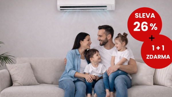 Slevy, které se sčítají: 26% sleva a 1+1 zdarma