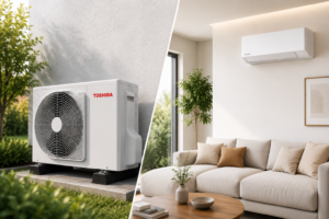 Klimatizace Toshiba – vnitřní a venkovní klimatizační jednotka